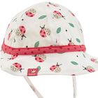 Baby Girls Ivory Hat , , hi-res